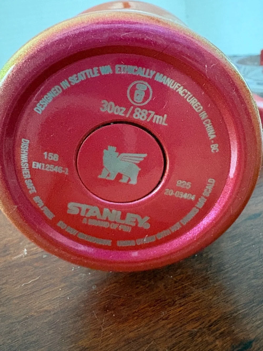 Stanley 30oz Stainless Steel H2.0 Flowstate Quencher Red W/O Straw - Picture 5 of 5